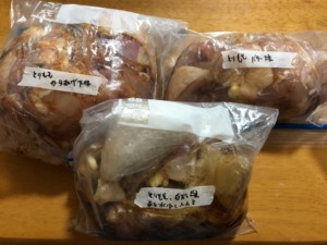 料理の作り置き その1